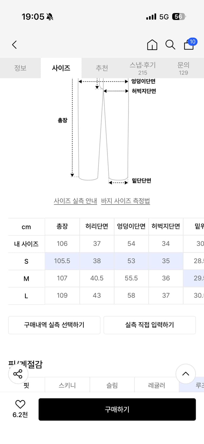 플리즈노팔로우 25데미지 워싱 데님 S 상품이미지2