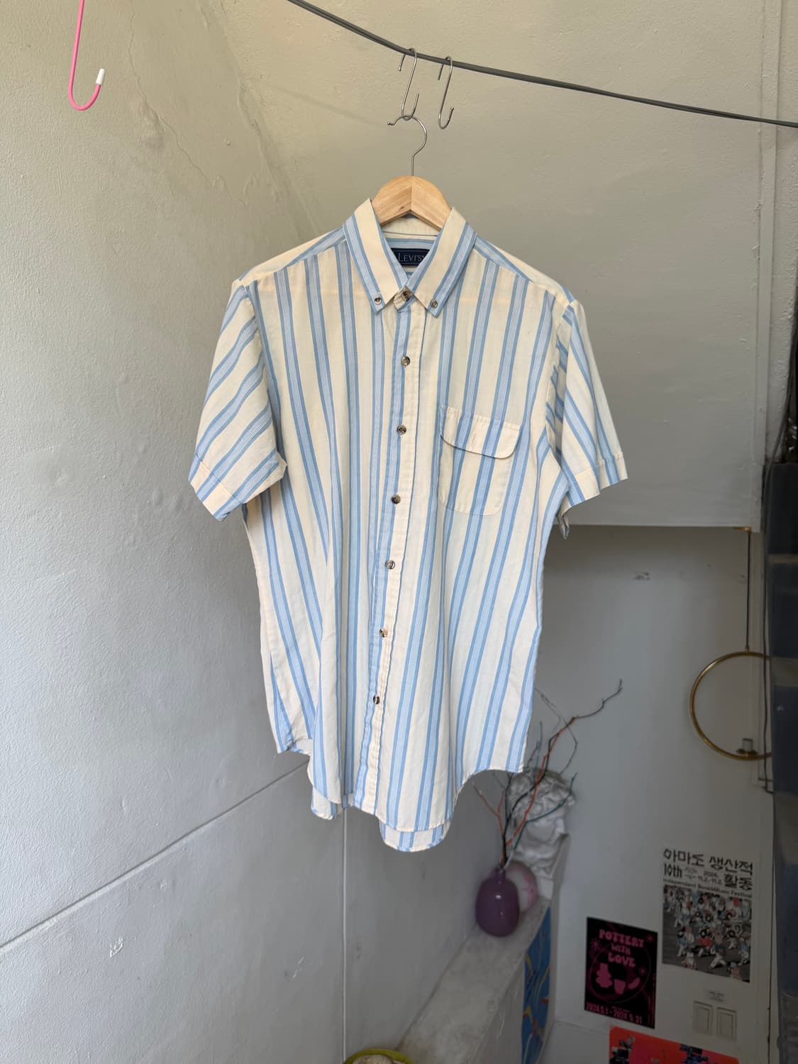 LEVI'S 코튼 스트라이프 셔츠 상품이미지1