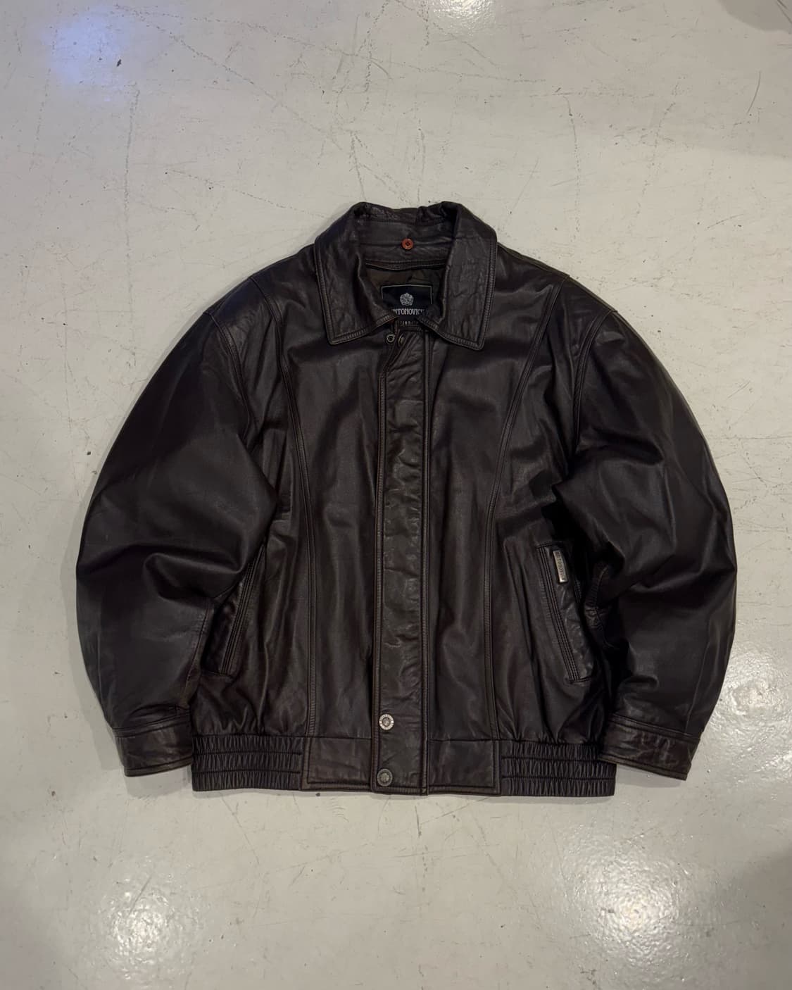 90s ANTONOVICH sheepskin bomber jacket 상품이미지1