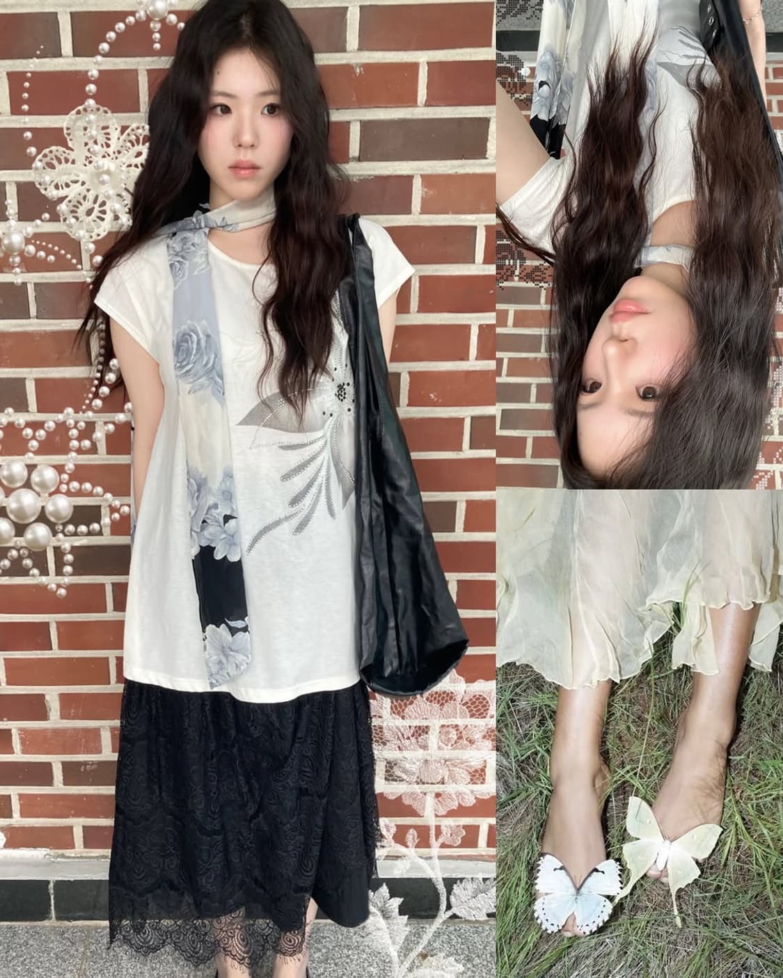 오리엔탈 로맨틱로즈 빈티지 코디세트 4pcs 상품이미지1