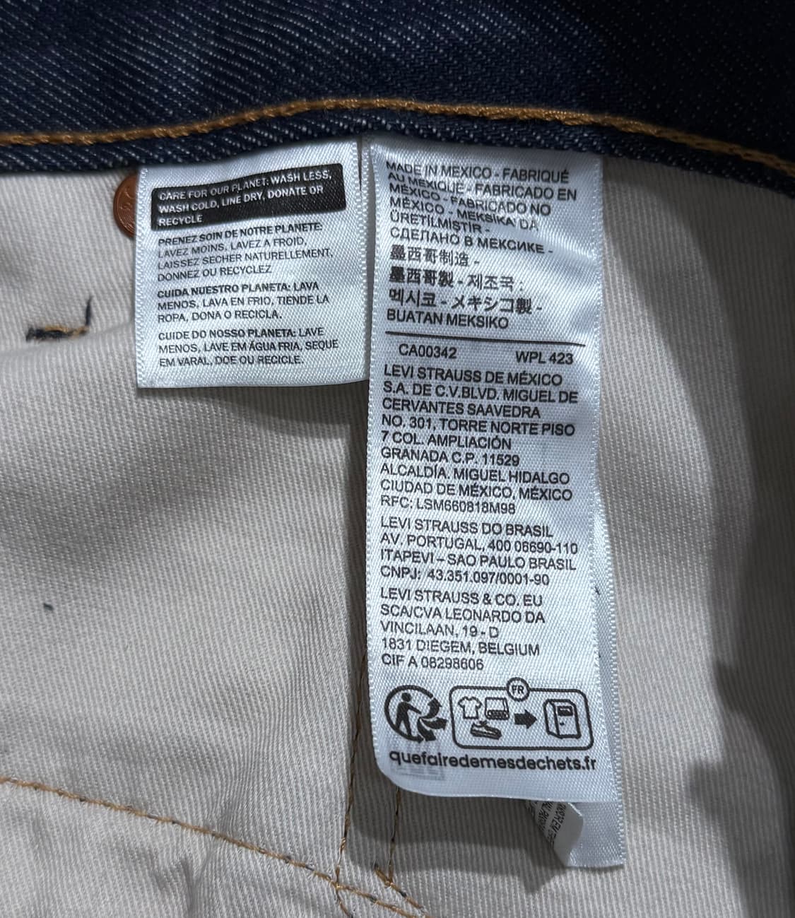 리바이스 X 데님티어스 501 코튼워시 데님 팬츠 상품이미지6