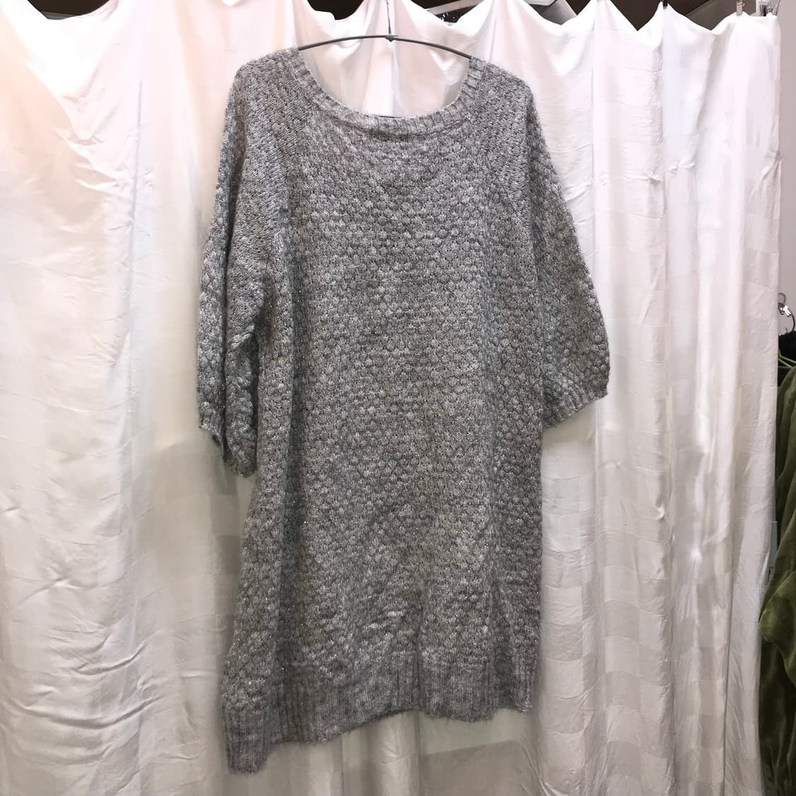 Putielal 하구미 사와코깔 모리걸 아방 니트 원피스 상품이미지4