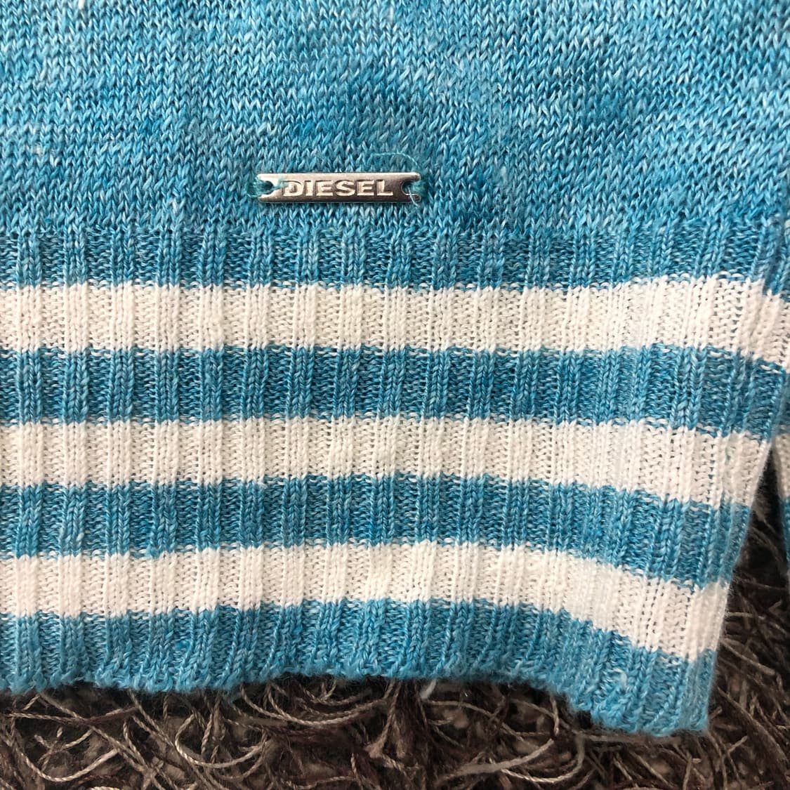 새상품 디젤 멀티컬러 린넨 니트  상품이미지3