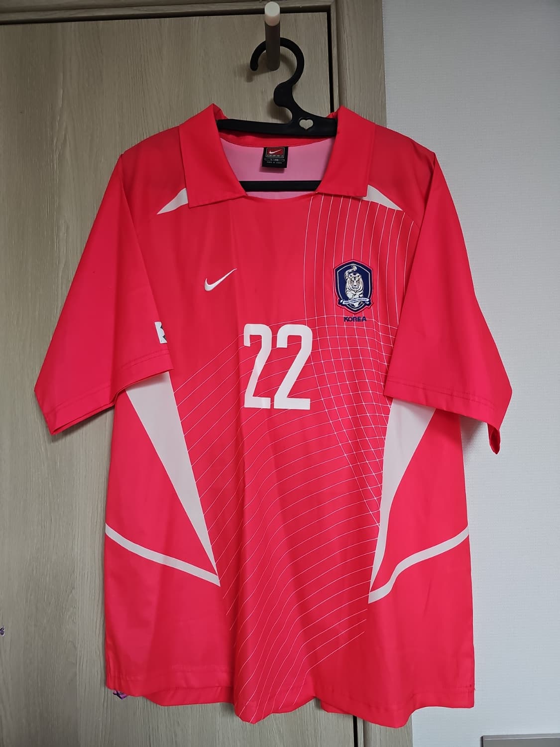 2002년 나이키 정품 대한민국 유니폼 축구 국대 유니폼 100 송중국  상품이미지1