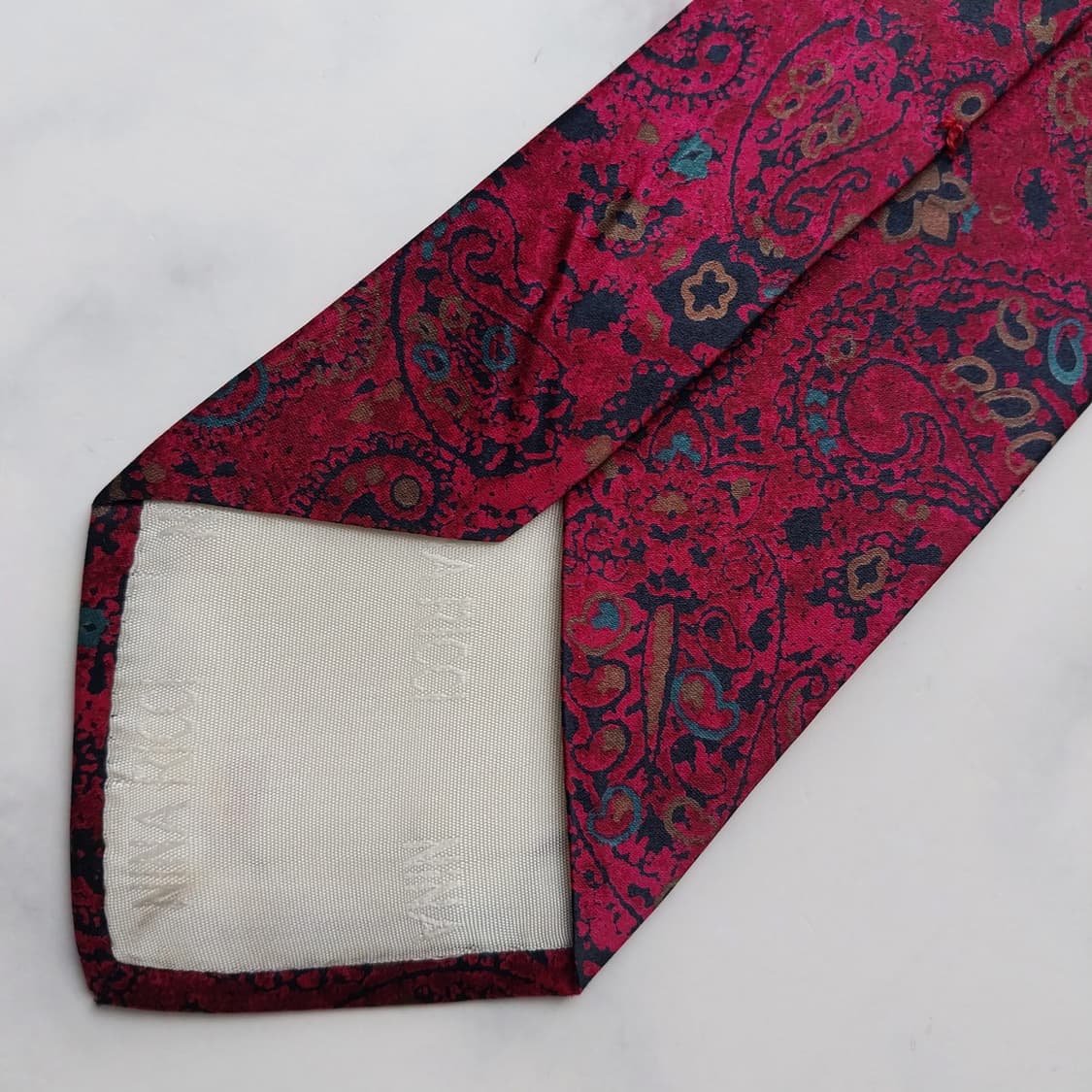 니나리치 실크 진핑크 페이즐리 넥타이 8.2cm A+등급 K1257
 상품이미지9