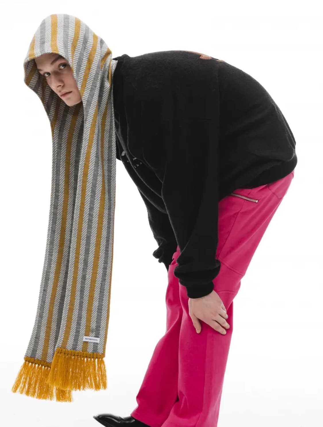 어나더유스 라인 후드 머플러 상품이미지3