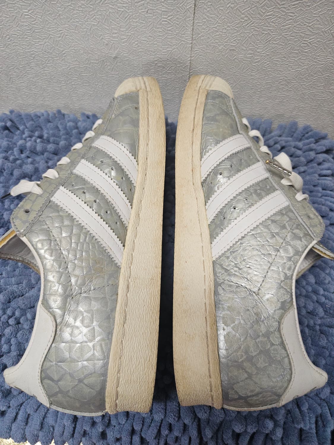 [260] 아디다스 슈퍼스타 80s 실버 화이트 뱀피 상품이미지8