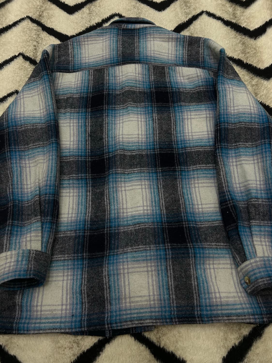 [M]Romantic Mocha 투포켓 플란넬 울 셔츠 상품이미지4