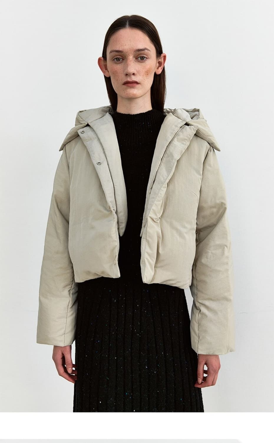 모한 후드 푸퍼 구스다운 패딩 상품이미지5