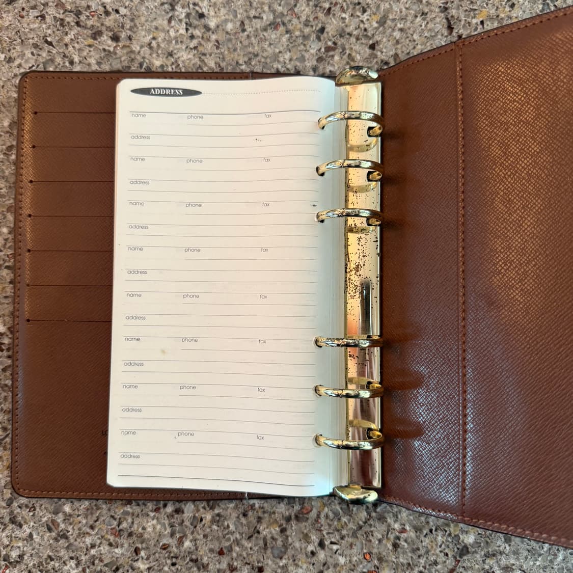 루이비통 모노그램 미디엄 링 아젠다 상품이미지8