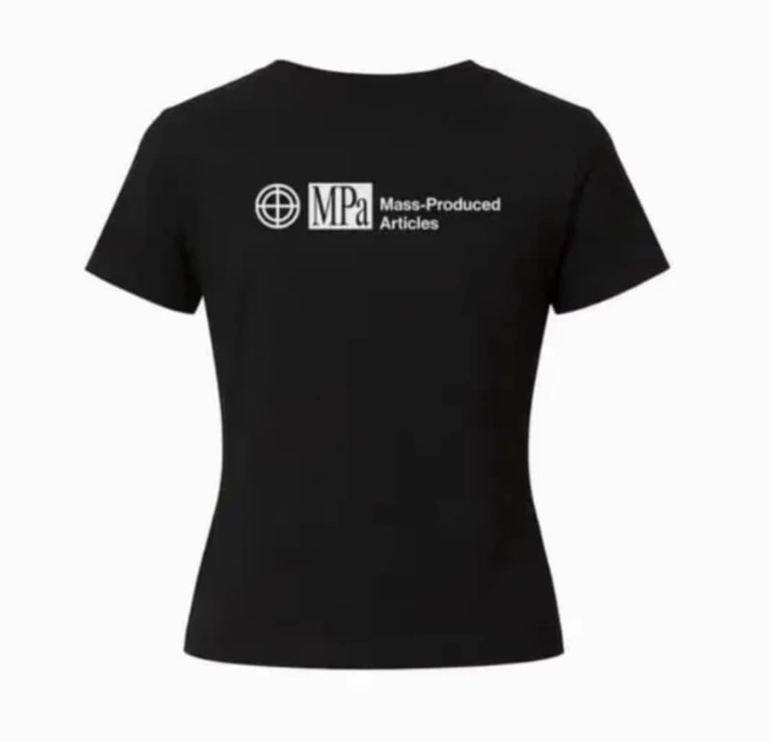 플라스틱프로덕트 MPa T-SHIRT WOMEN (BLACK) 상품이미지1