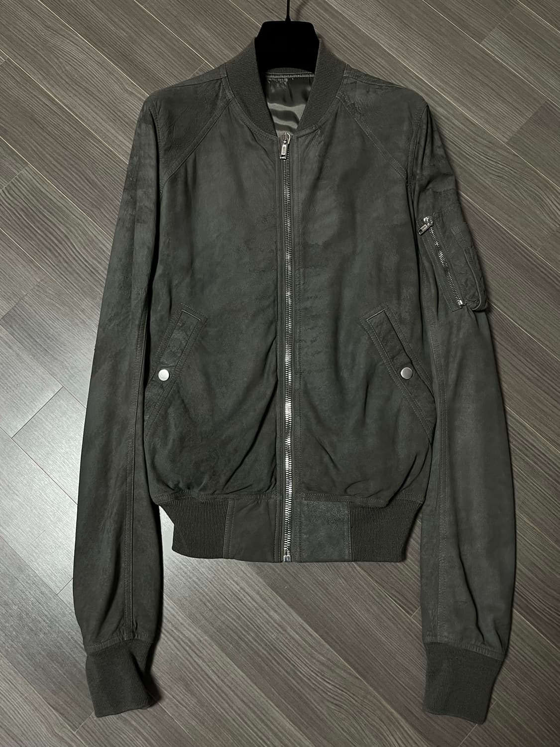 릭오웬스 / 블리스터드 레더 플라이트 봄버 자켓 / 48 상품이미지1