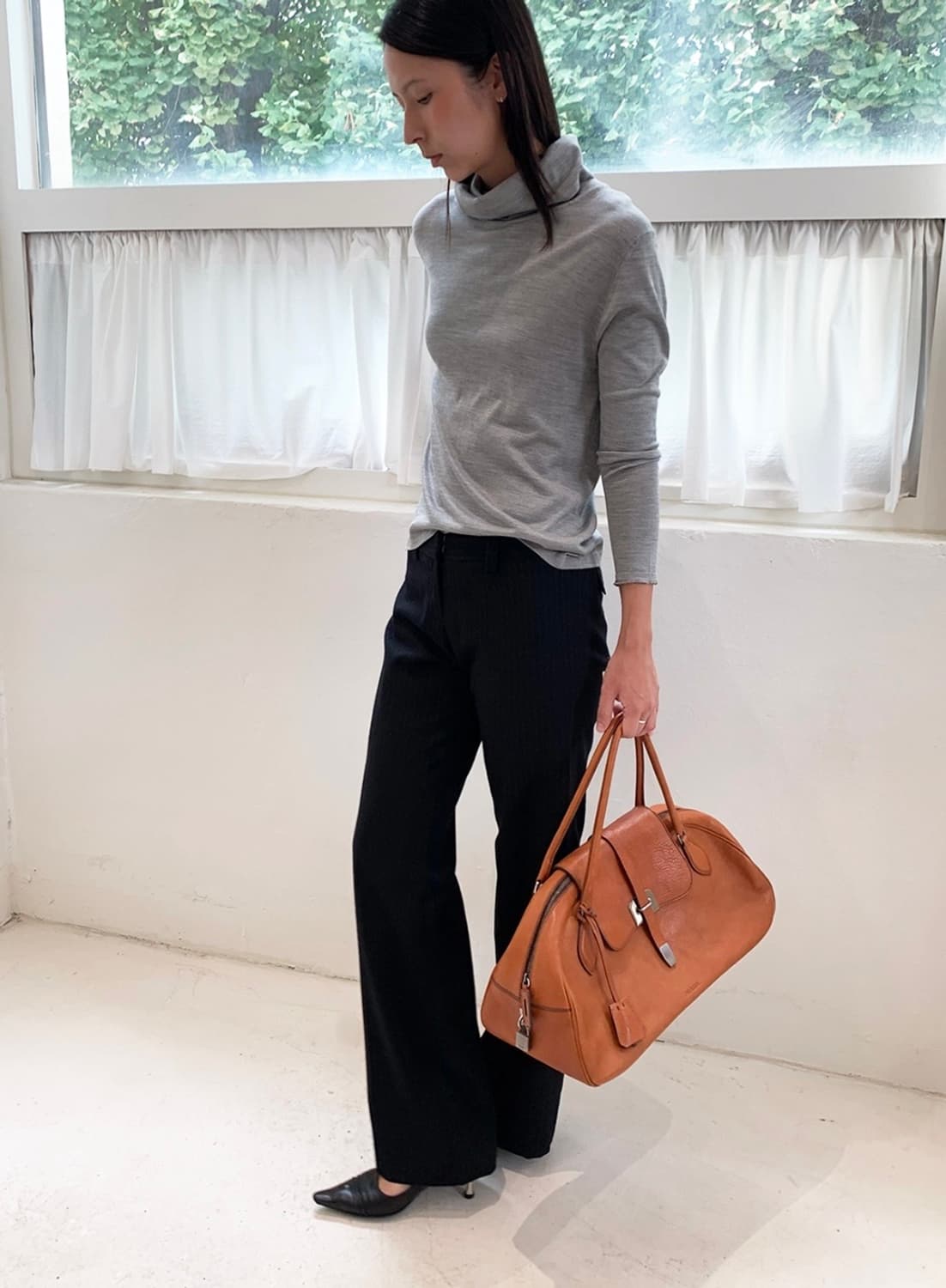 메종마르지엘라 oaens 빈티지 터틀넥 니트 탑 상품이미지4