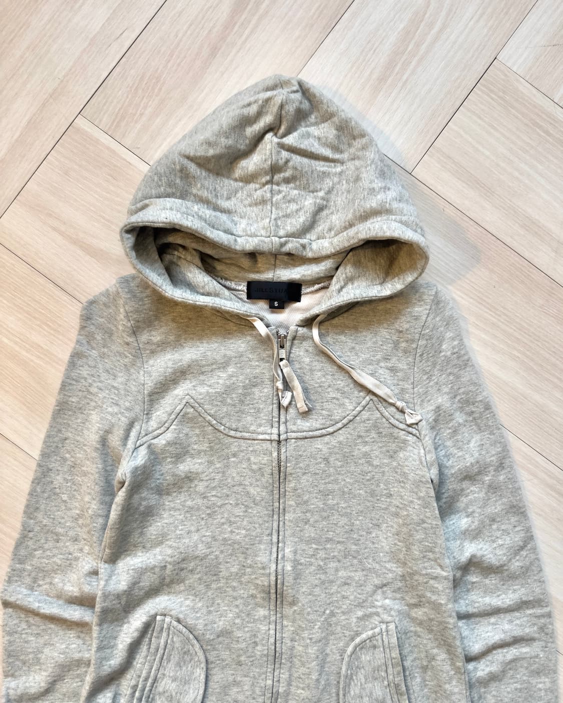 [JILL STUART] cloud tail long hoodie zip 상품이미지4