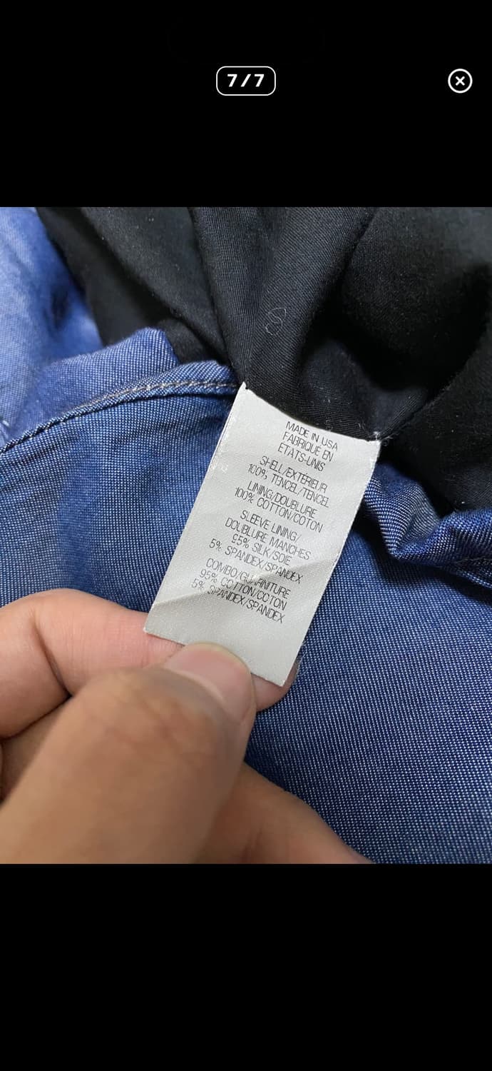 헬무트랭 하이넥 비대칭 텐셀 자켓 상품이미지8