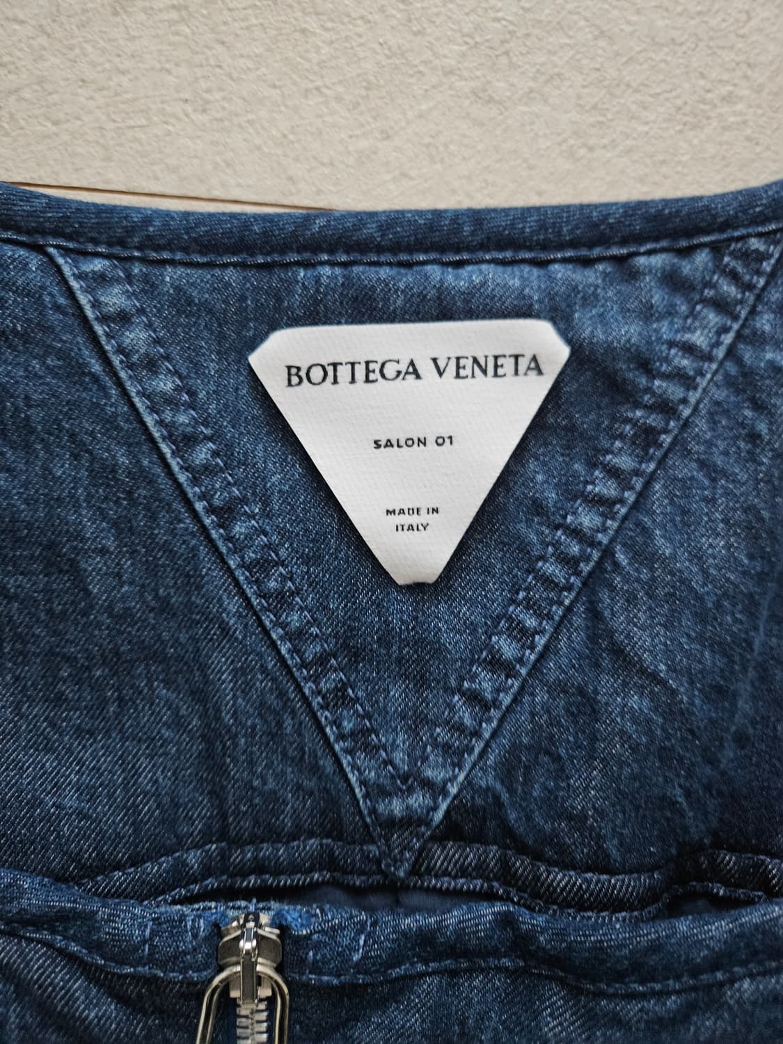 보테가베네타 데님 민소매 블라우스 34 상품이미지4