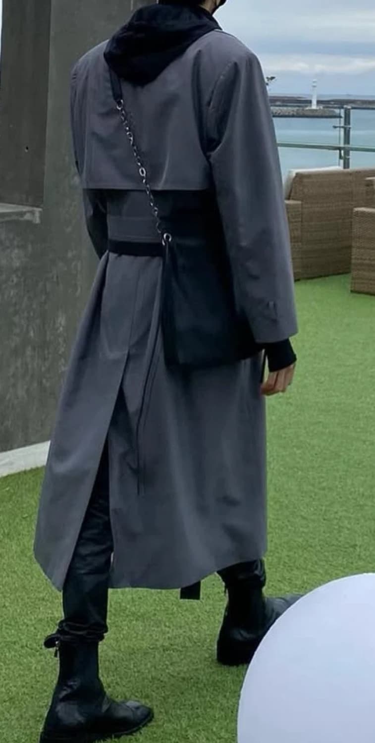 23&24 브랜드 회색 롱 트렌치 코트 A급 저렴하게 판매합니다.(남녀  상품이미지4