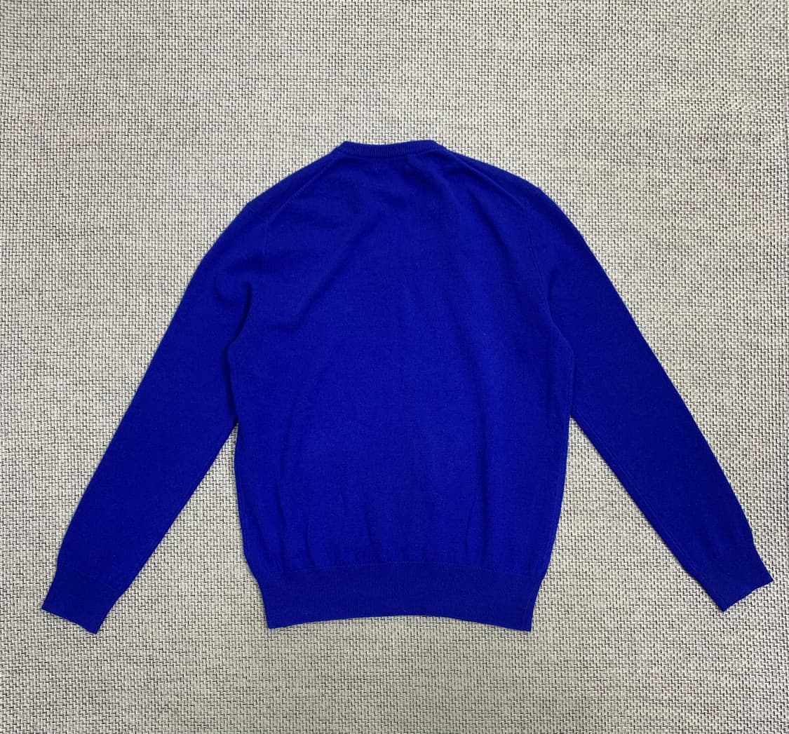 폴로 랄프로렌 브이넥 니트 블루 S 상품이미지2