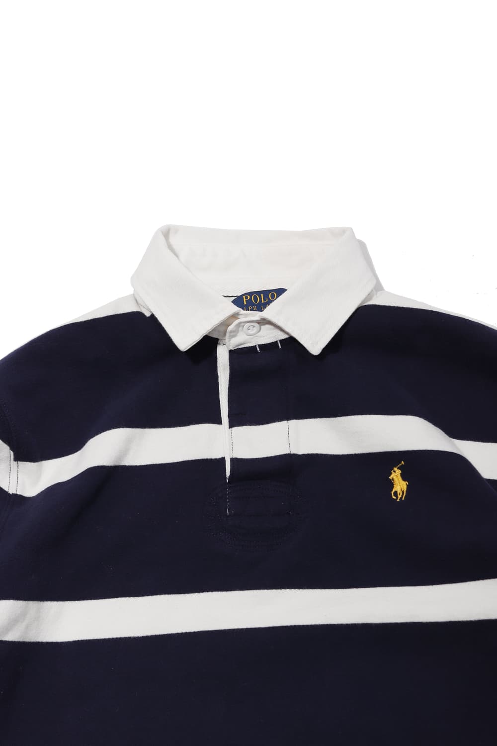폴로 랄프 로렌 기모 단가라 럭비 티셔츠 women M 상품이미지3