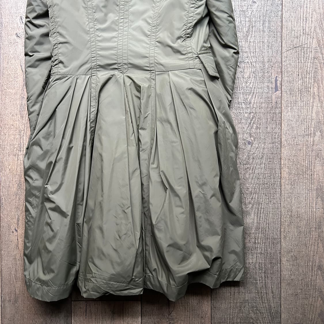 Khaki Toggle Flare Padding Coat  상품이미지9