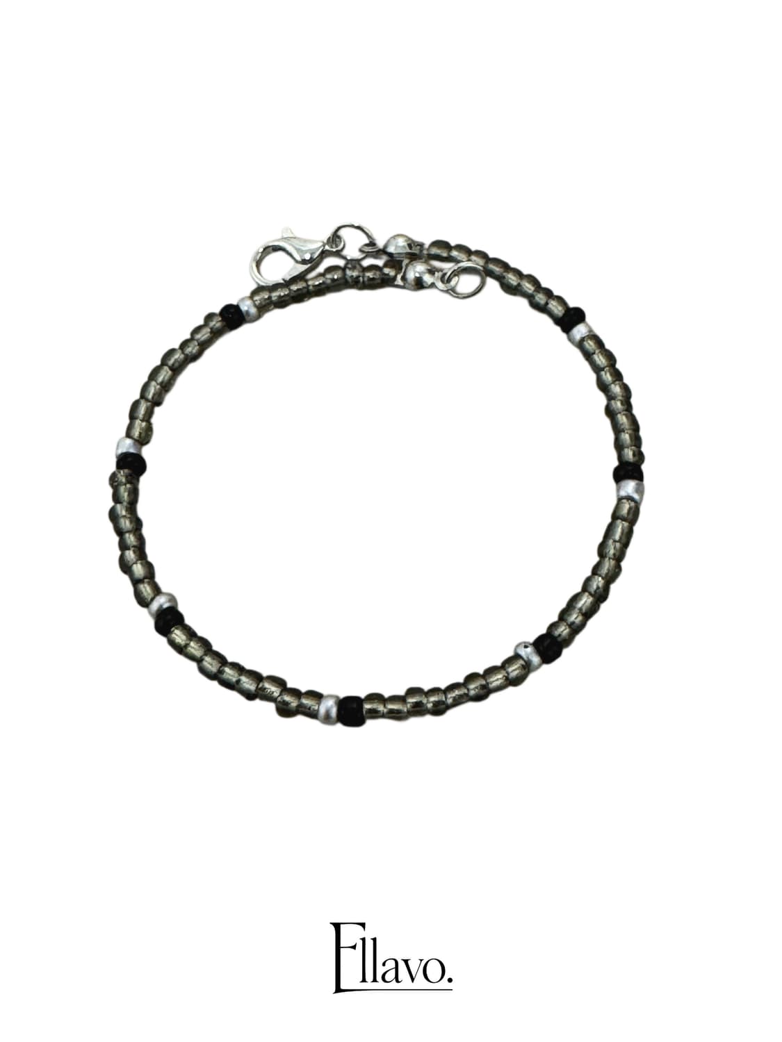 Dark green beads bracelet 상품이미지1
