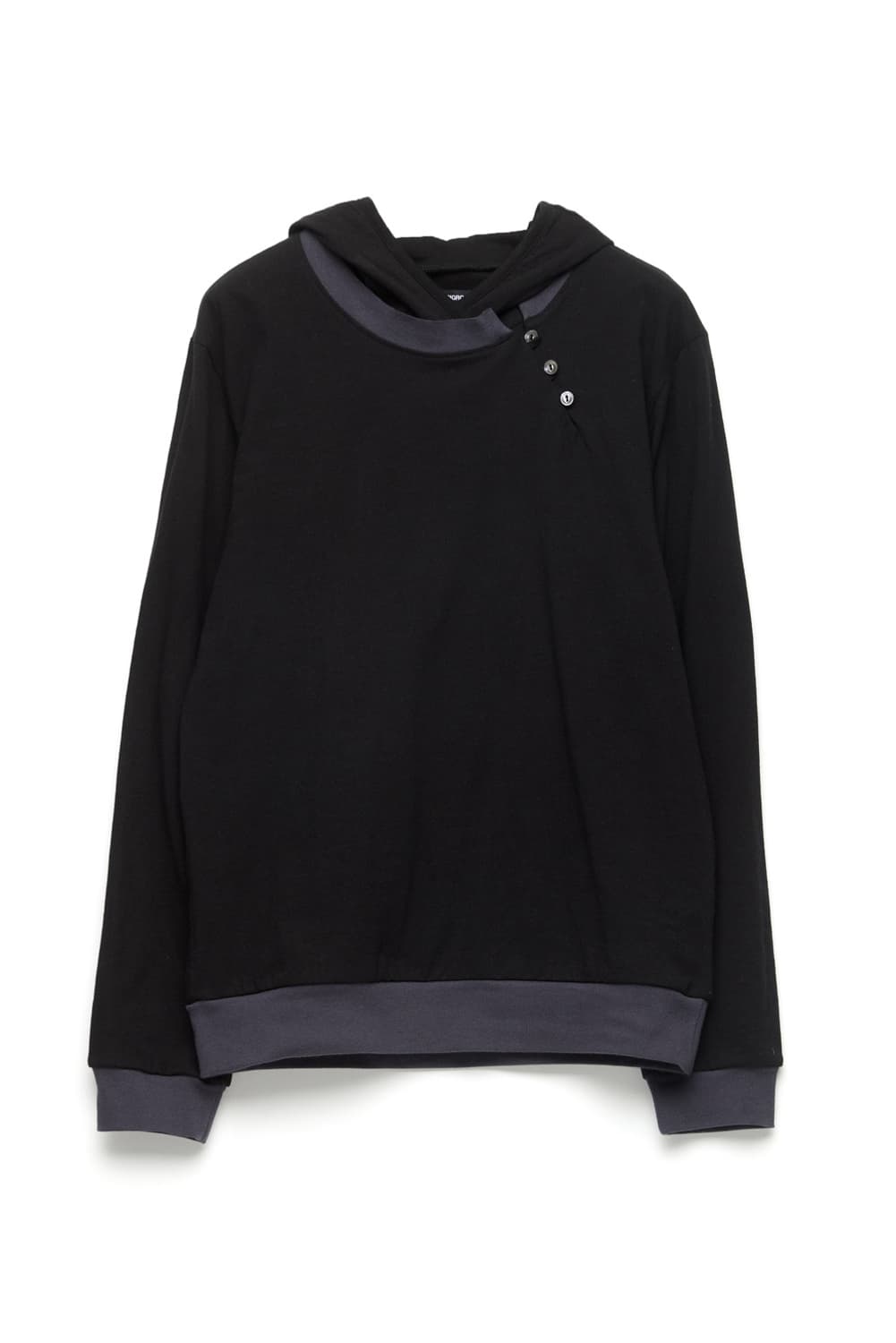 해칭룸 후드 Dual Hoodie Black 상품이미지1