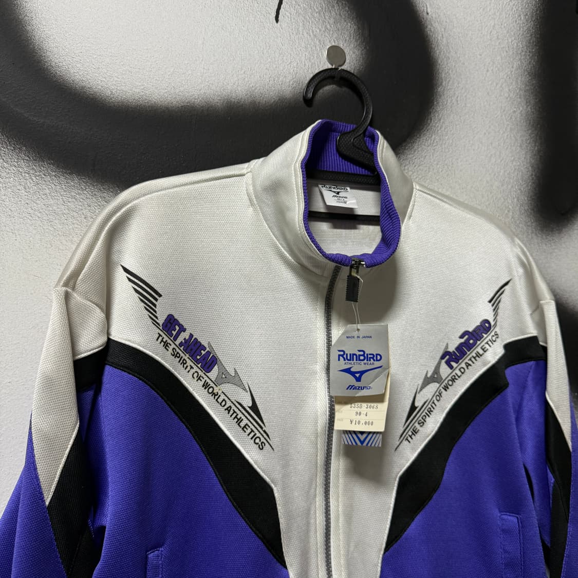 00s 미즈노 데드스탁 올드스쿨 레이싱 집업 져지 트랙탑 상품이미지3