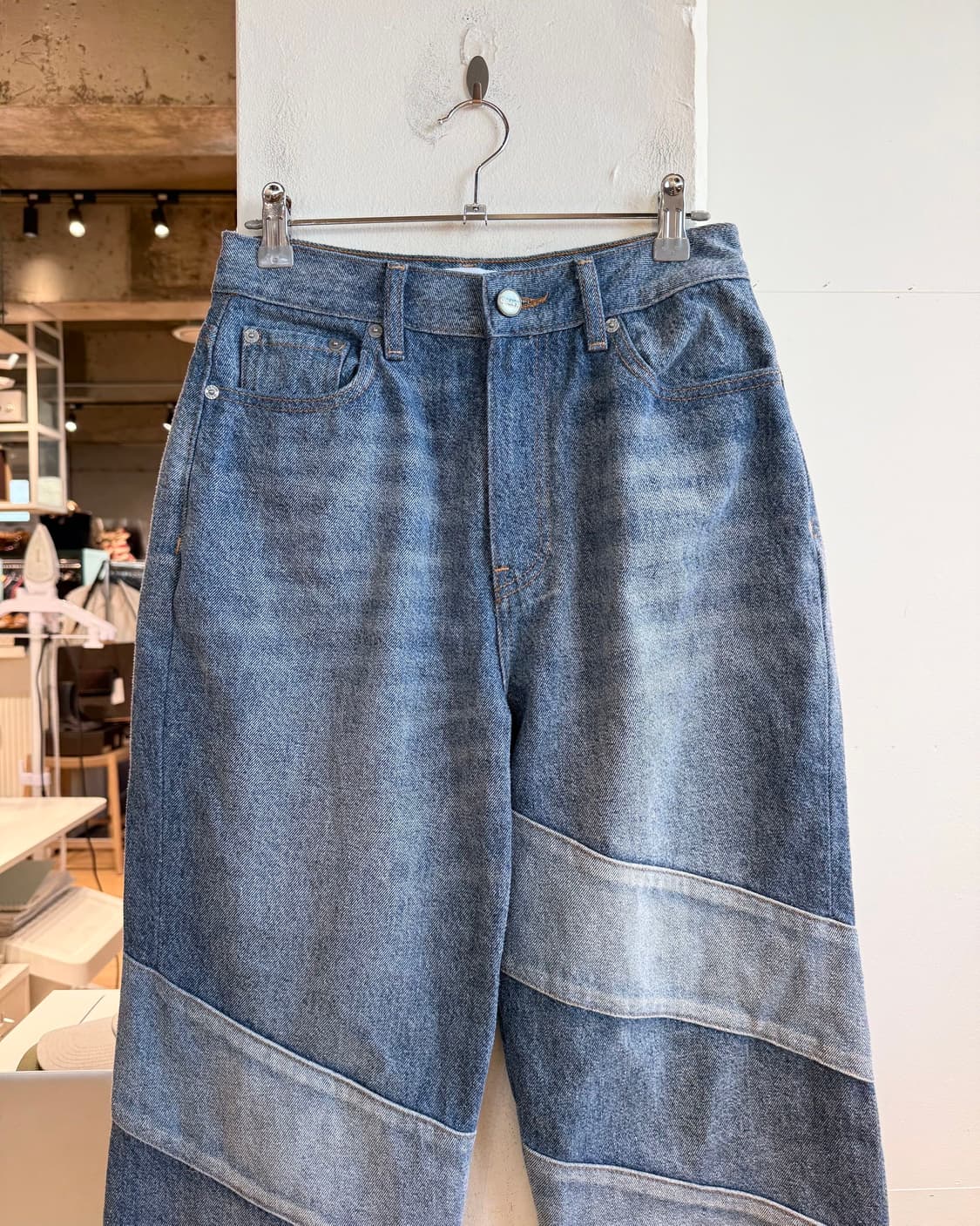 가니 미시 크롭 데님 팬츠  상품이미지3