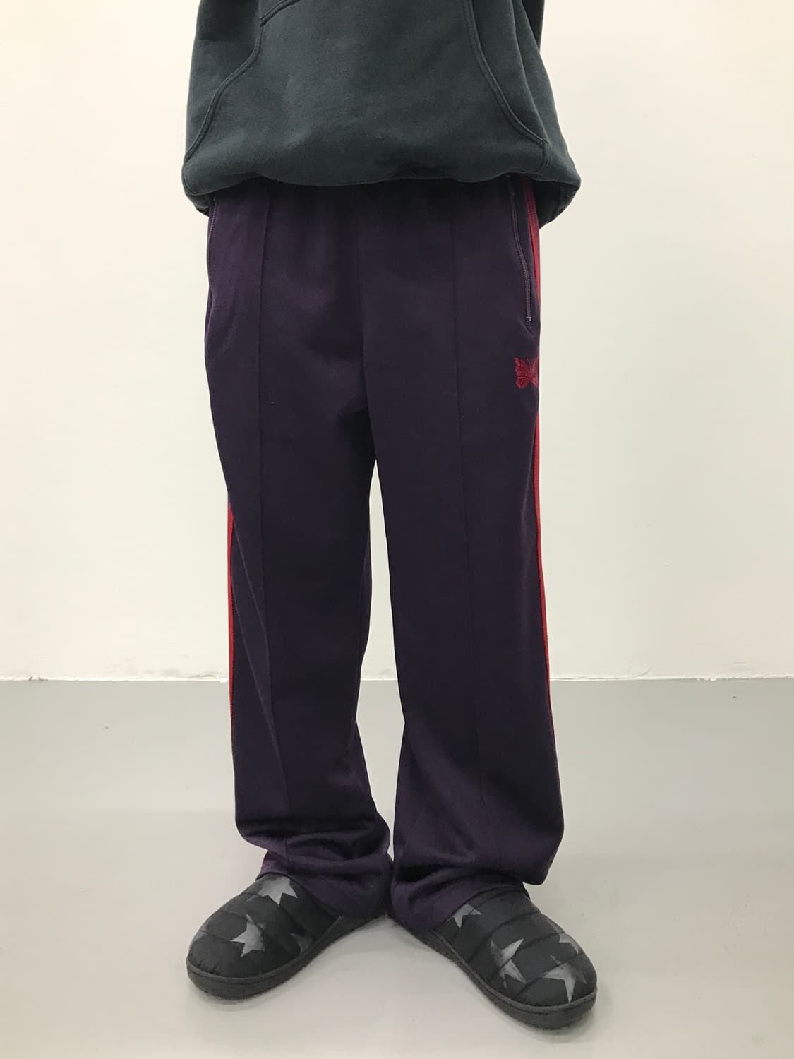 Needles Purple Track Pants Red Line 상품이미지2