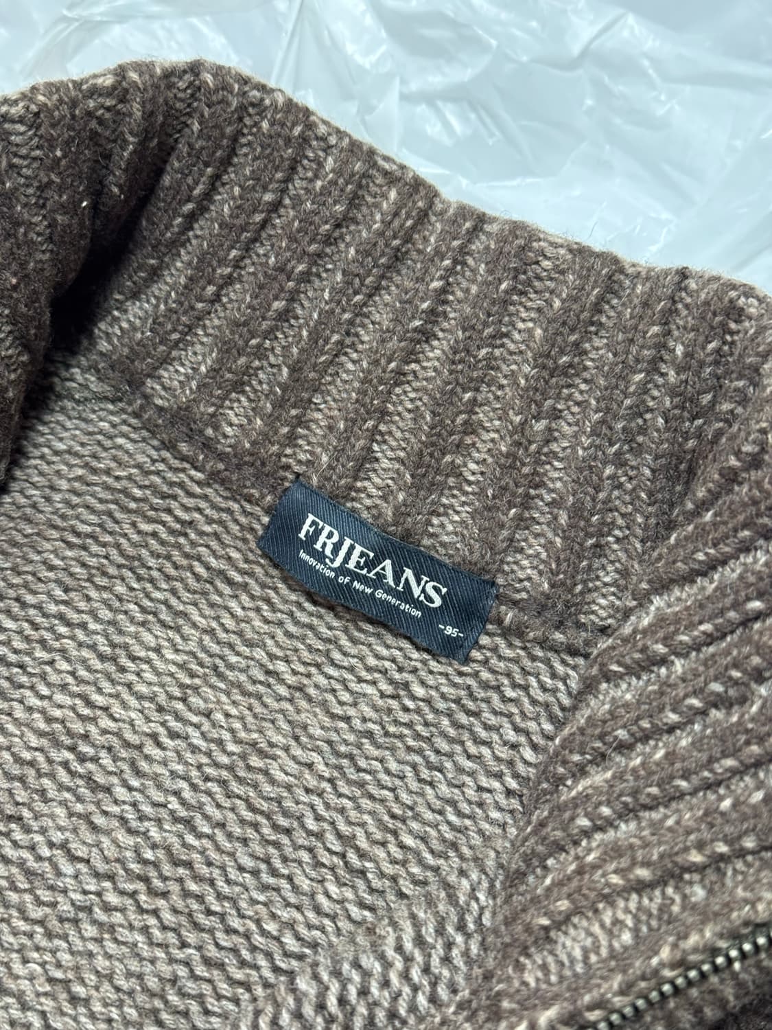 fr jeans / 니트 집업 상품이미지4