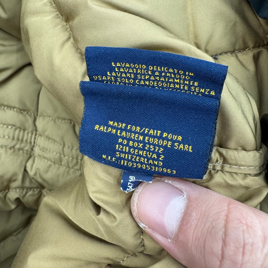 랄프로렌 럭비 패딩  상품이미지5