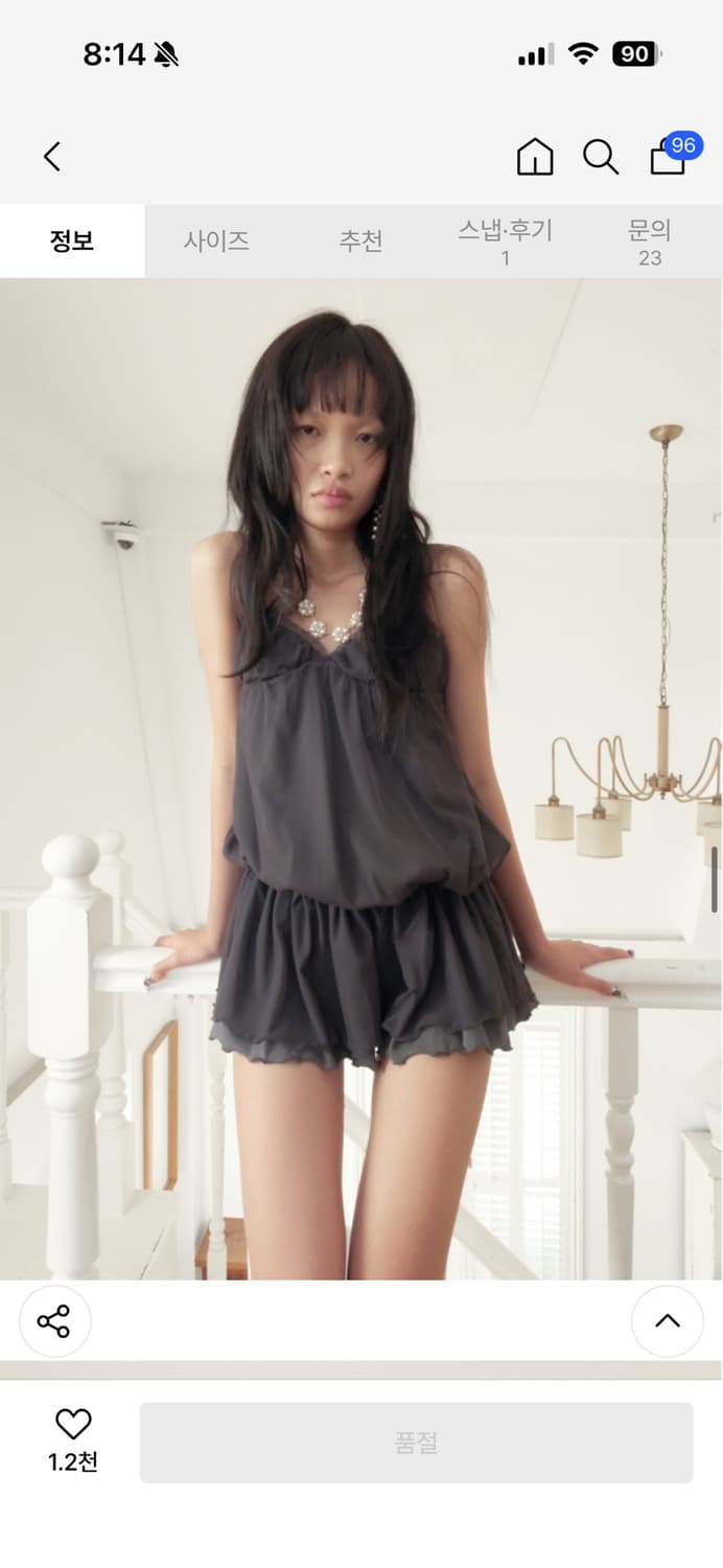 루즈슬립오버 쉬어 레이어드 투웨이 드레스 쉬폰 슬립 상품이미지5