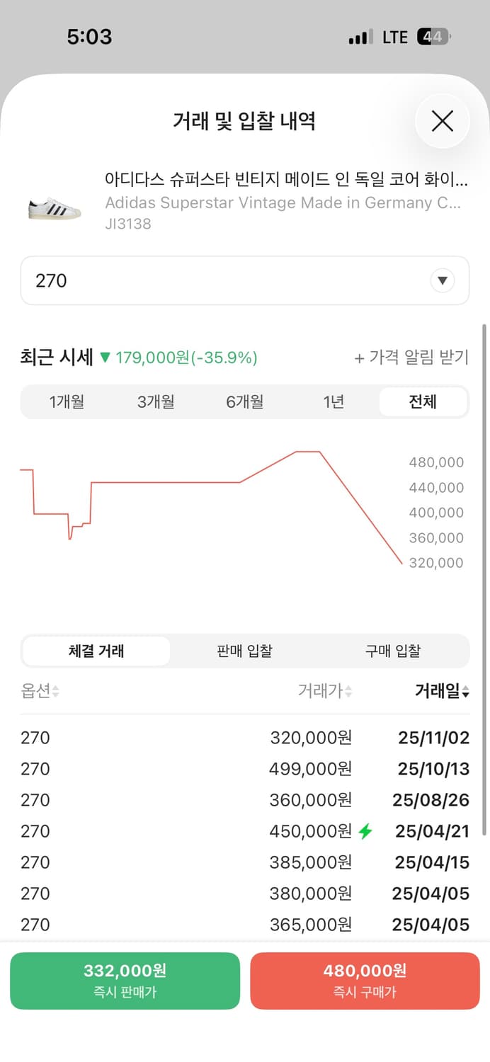 슈퍼스타 빈티지 MIG 독일 270 상품이미지5