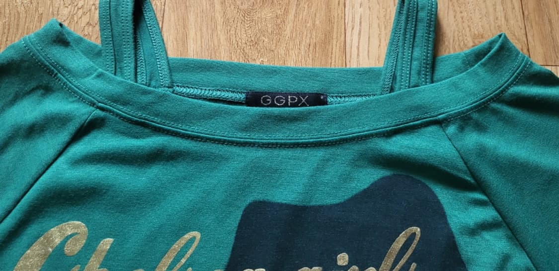 GGPX y2k 그린 반팔 티셔츠 S 상품이미지5