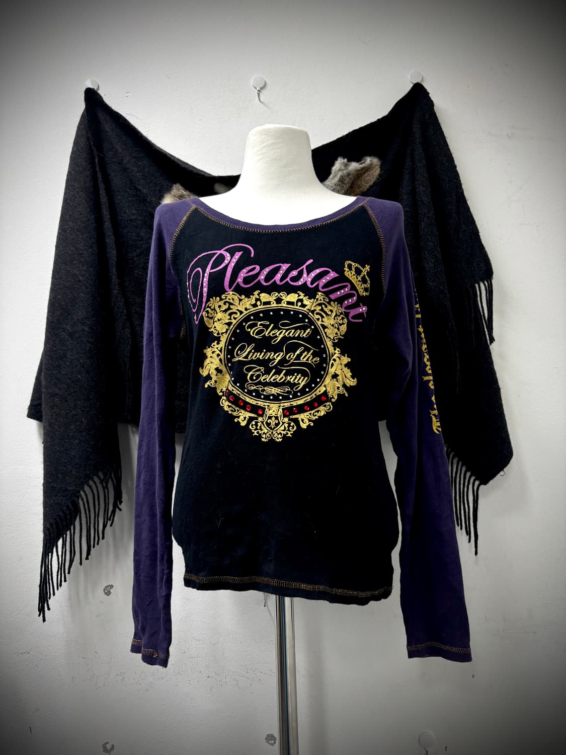 “Slap Stick”00’s Gothic Print Sleeve 상품이미지7