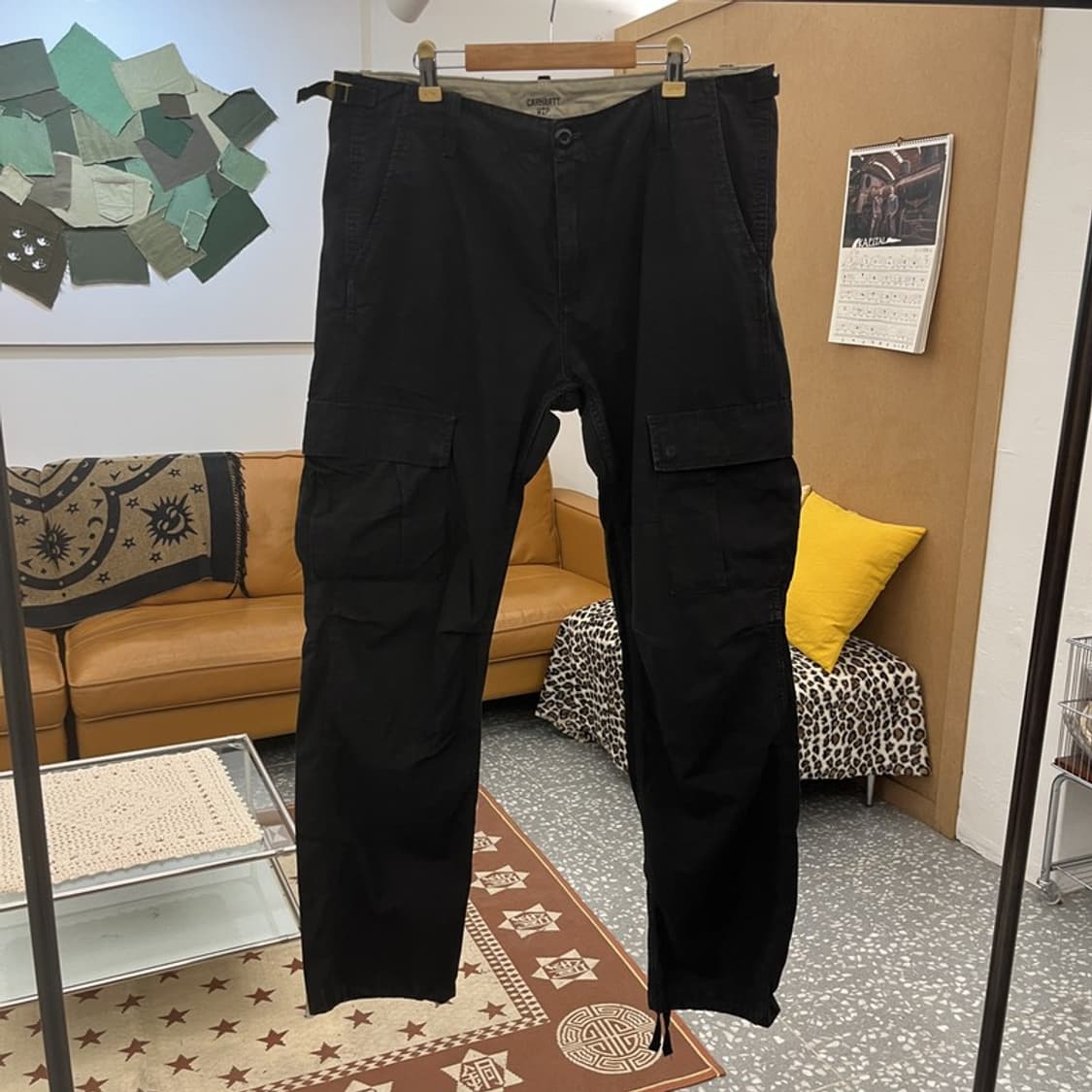 칼하트 윕 에비에이션 캐주얼 빈티지 카고팬츠 33인치 C10126 상품이미지3