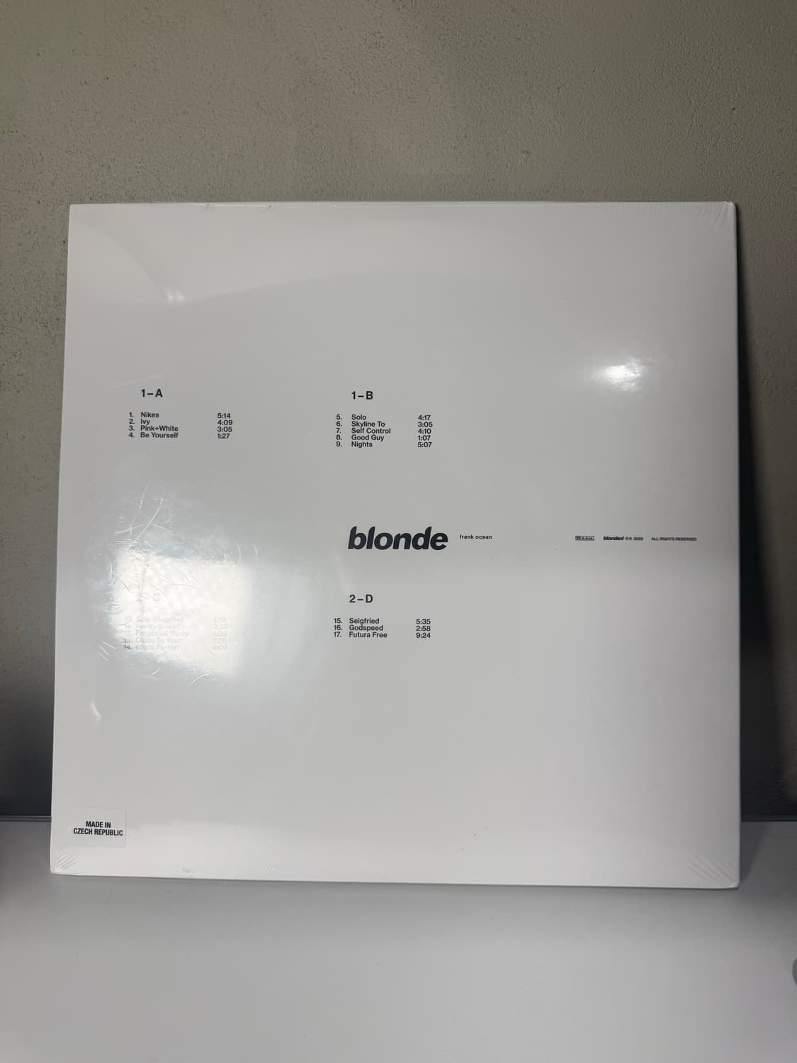 프랭크 오션 blonde LP 바이닐 미개봉 새 상품 상품이미지2