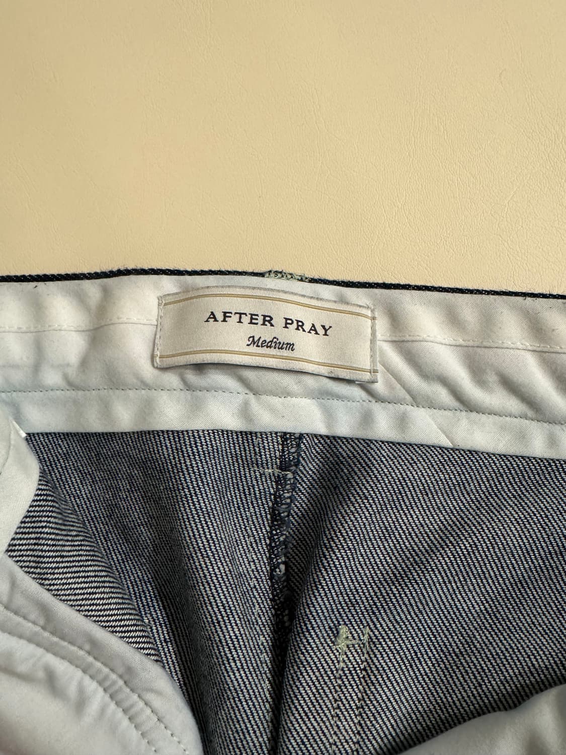 [M] 에프터프레이 원턱데님팬츠 상품이미지3