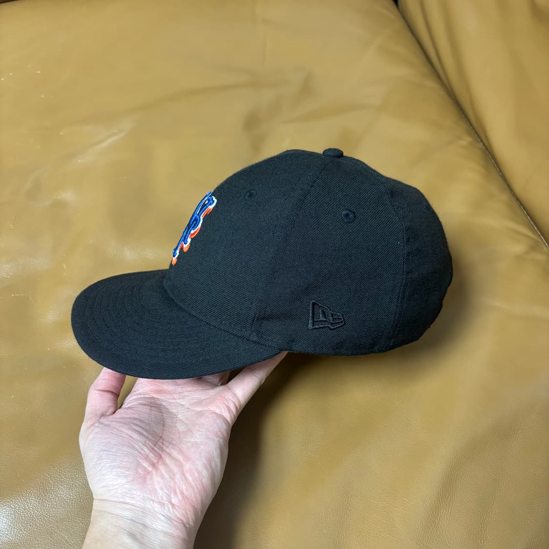 빔즈 빔스 뉴에라 9Fifty 6패널 볼캡 모자 뉴욕 메츠 블랙 상품이미지4