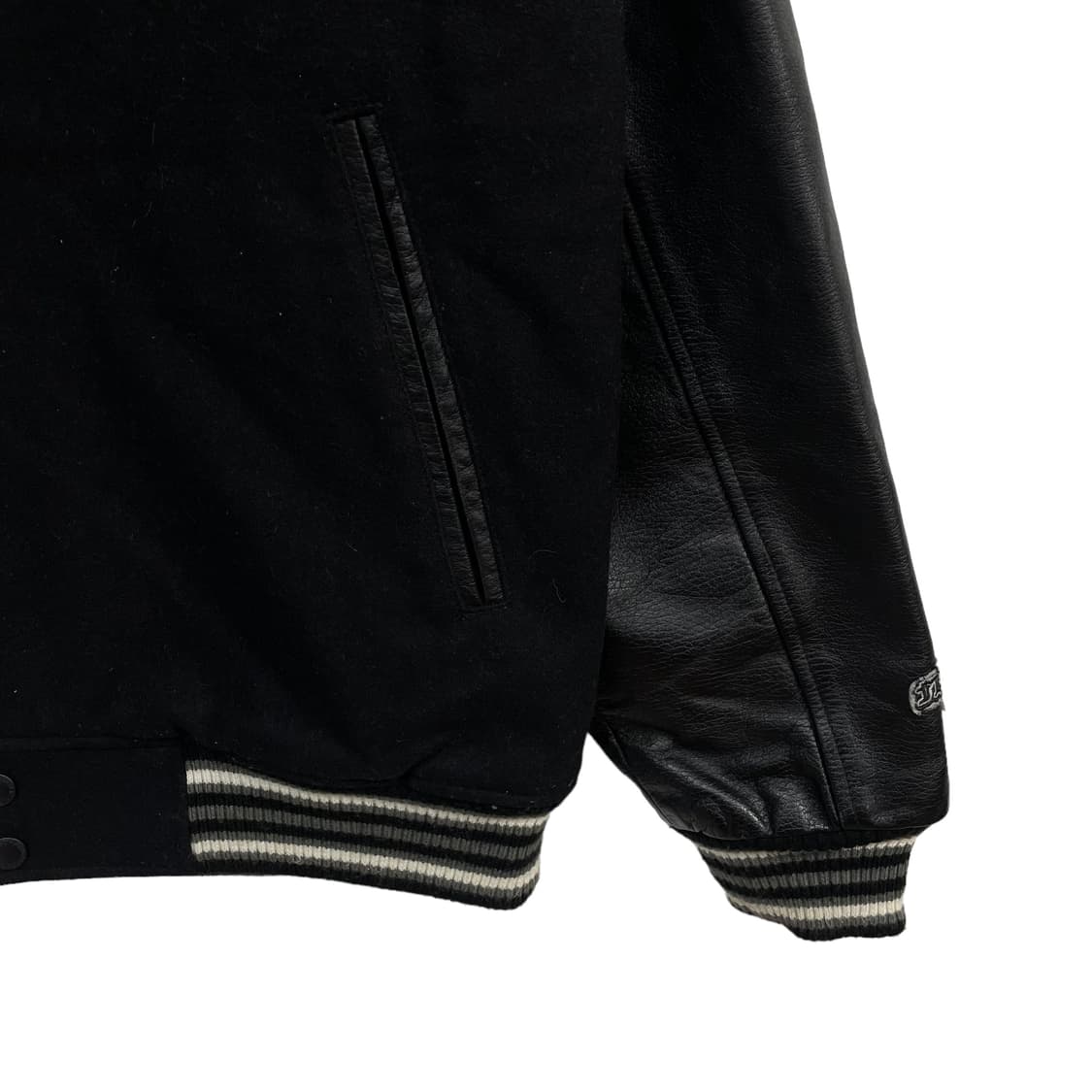 Usa vintage 울 가죽 바시티 자켓 상품이미지5