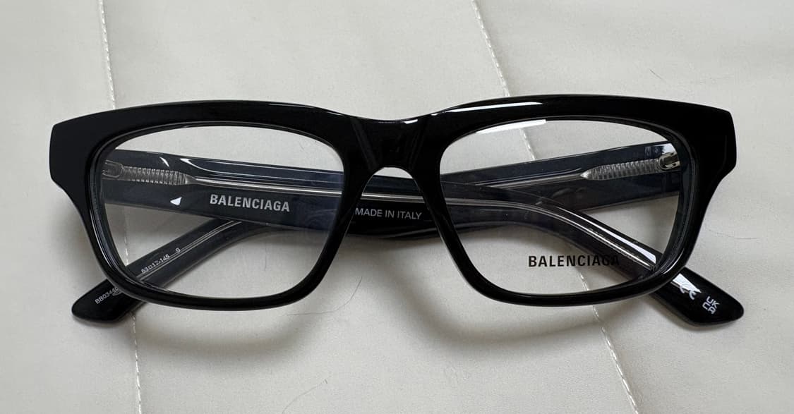 발렌시아가 스퀘어 안경 BB0344O 판매 상품이미지3