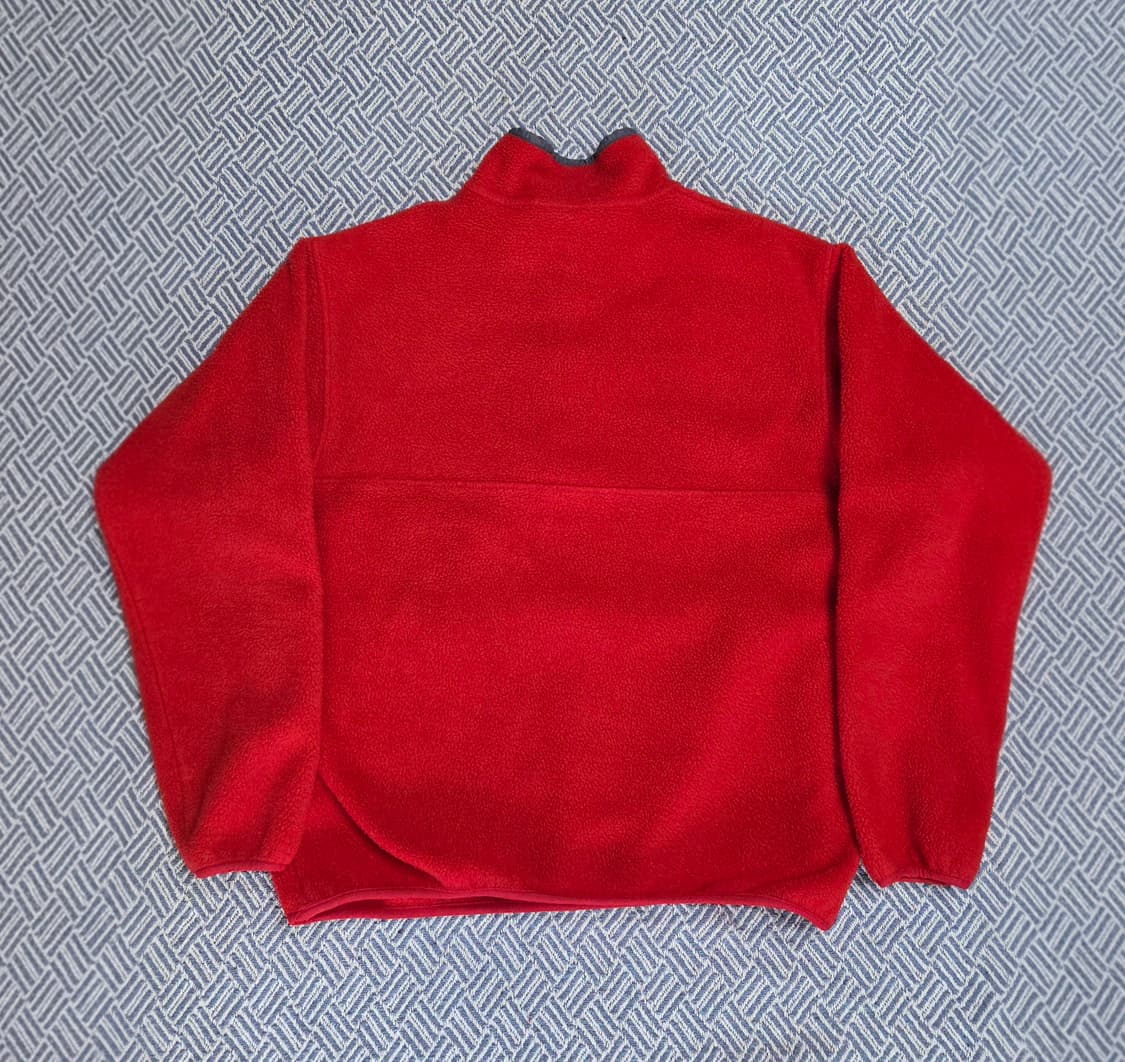 (L)파타고니아 Usa 레드/그레이 신칠라 플리스 후리스 상품이미지2