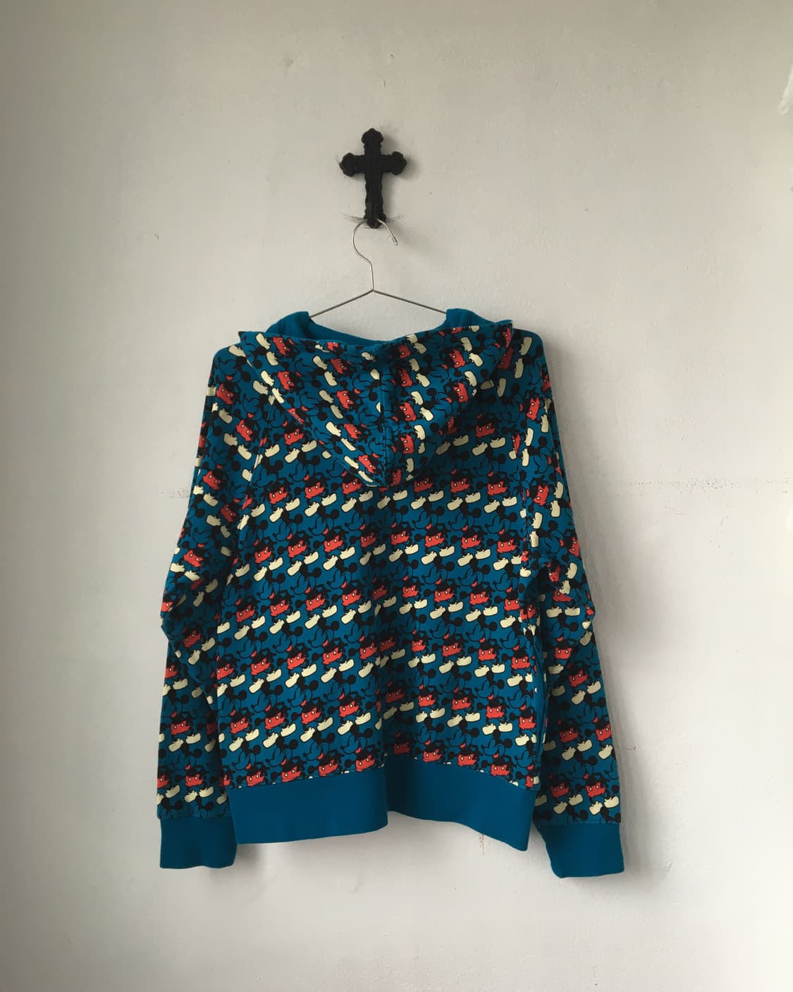 Disney pattern hood zip up 상품이미지3