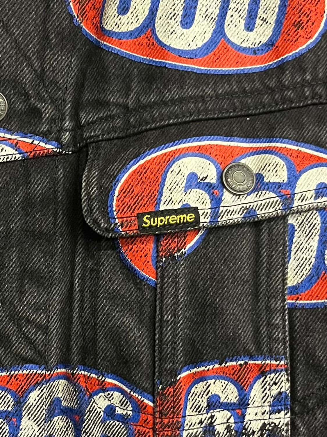 17SS 슈프림 666 데님 트러커 자켓 상품이미지3