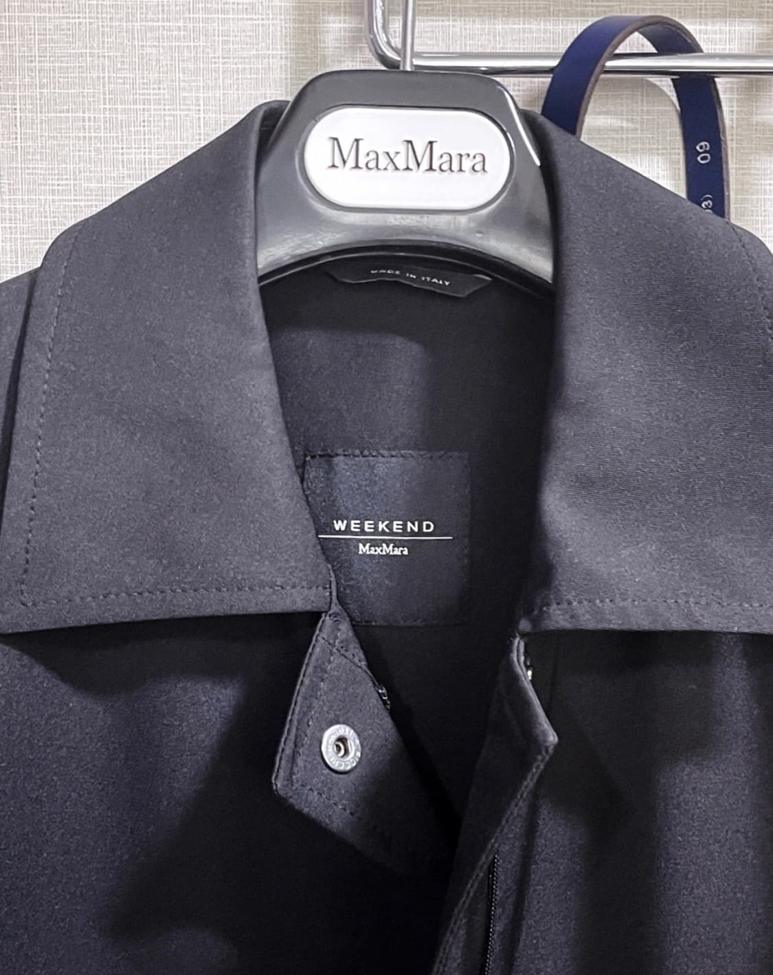 막스마라 maxmara made in italy 블랙 트렌치코트 상품이미지2