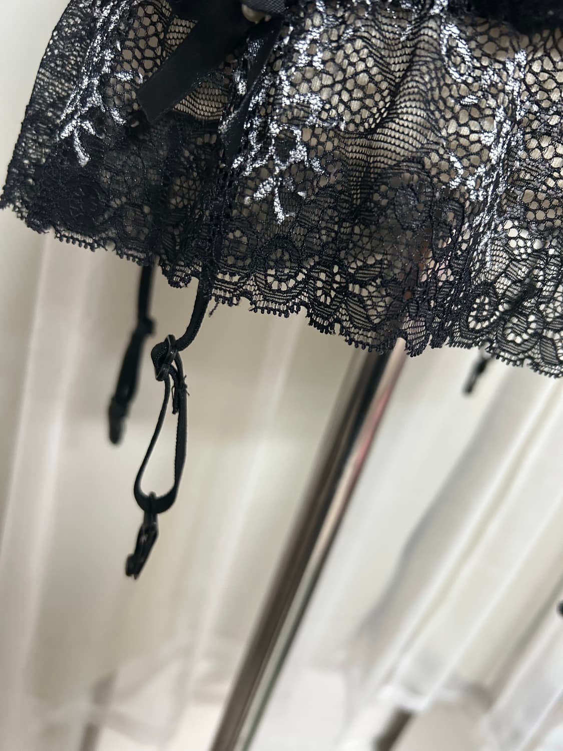 섹시 란제리 슬리브리스 왕리본 가터벨트 상품이미지3