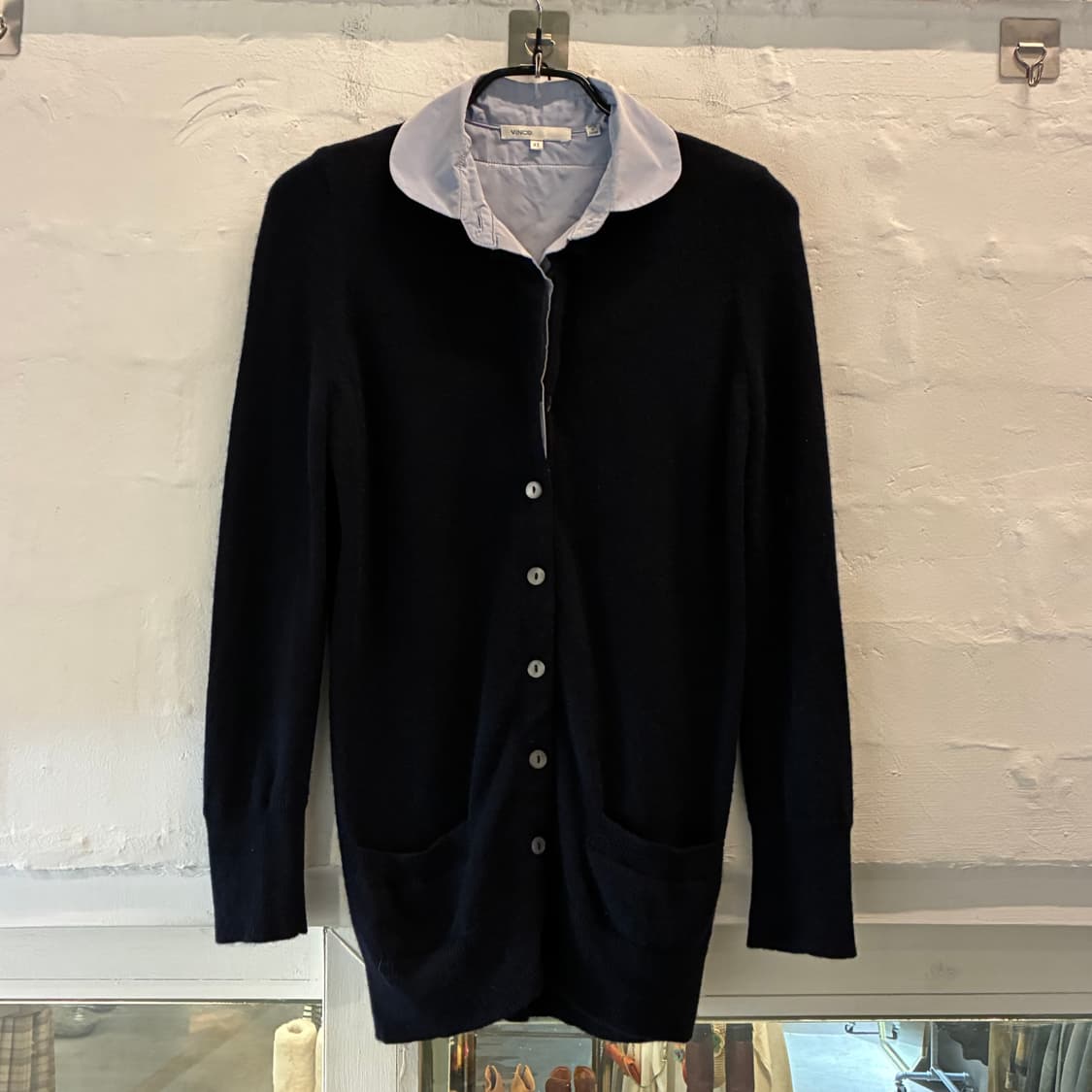 Vince 캐시미어 레이어드 가디건 XS 상품이미지1