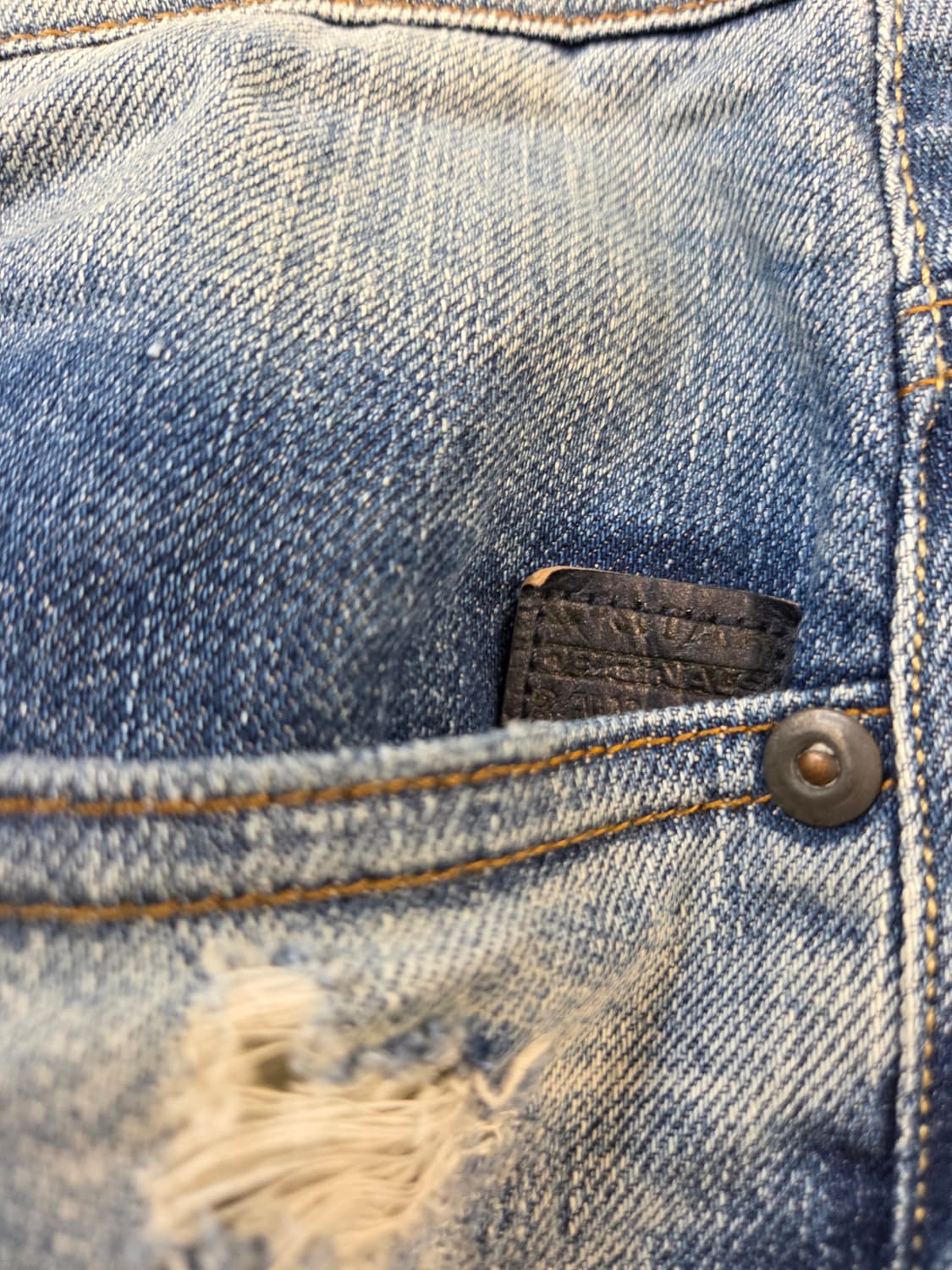 G-Star Raw 데미지 워싱 청바지(W31/L32) 상품이미지3