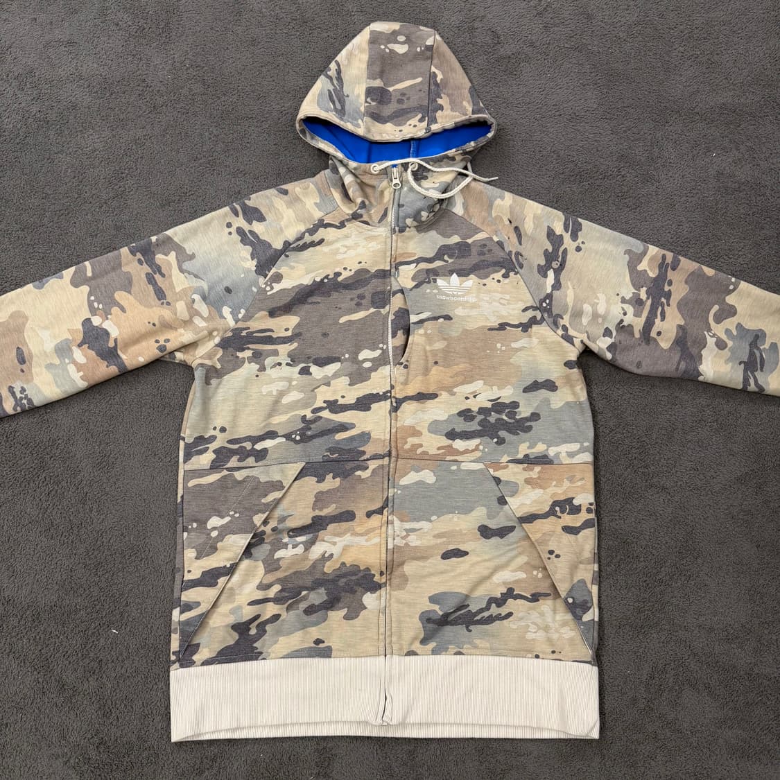 [ 정품/M ] 아디다스 파이어버드 카모플라쥬 후드집업 상품이미지2