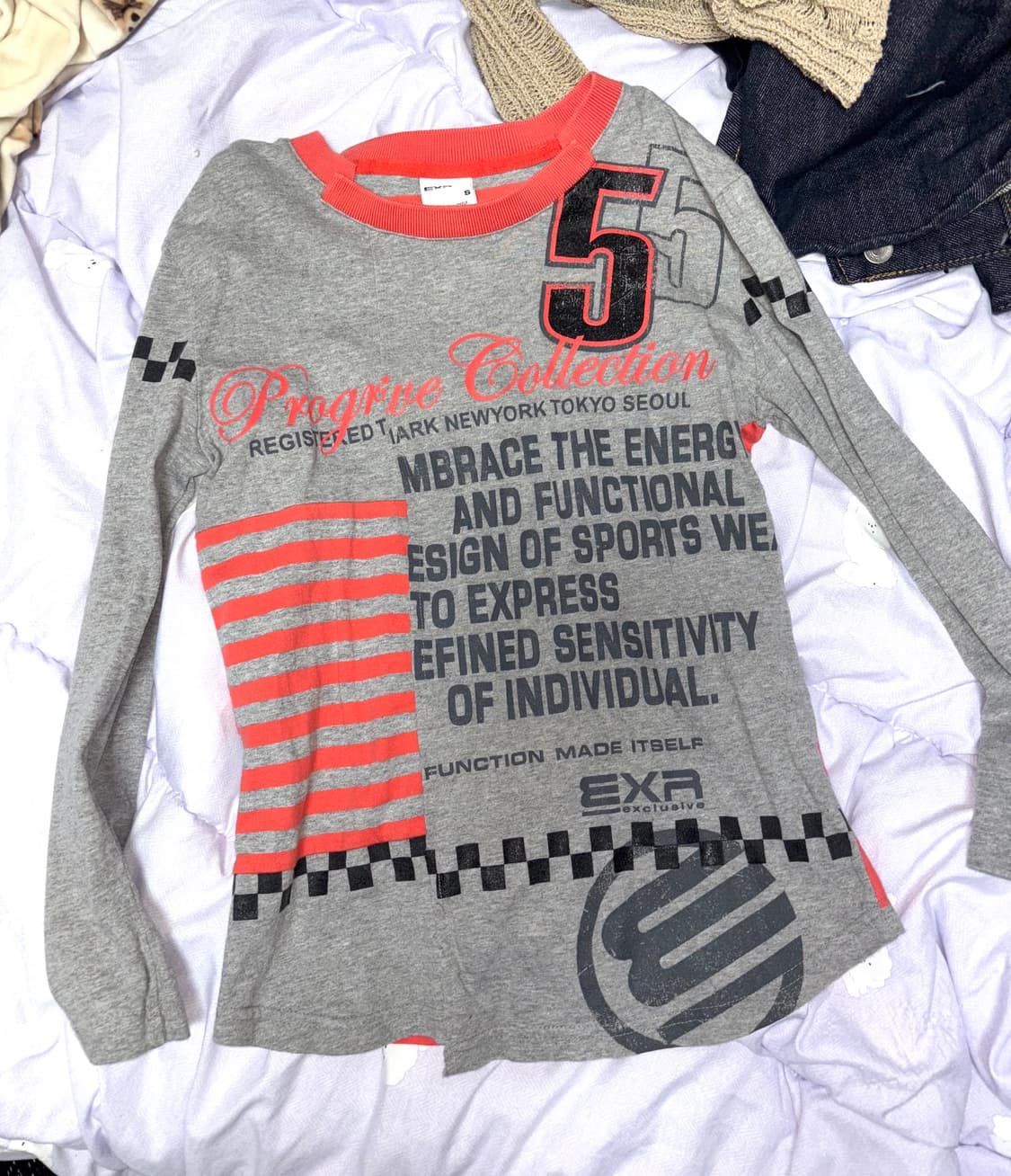 EXR y2k 롱슬리브 딱붙티 상품이미지1